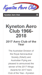 Mobile Screenshot of kynetonaeroclub.org